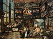 Cornelis de Baellieur Interior of a Collectors Gallery of Paintings and Objets dArt china oil painting artist